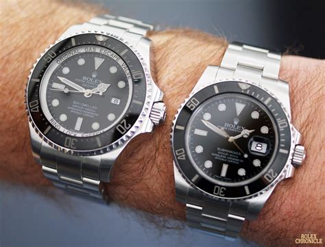 rolex submariner vs deepsea dweller|Rolex Submariner deepsea.